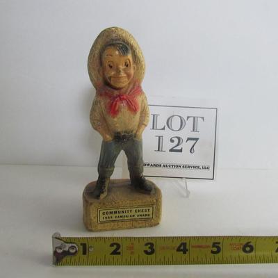 Vintage Community Chest 1955 Campaign Awards Figure