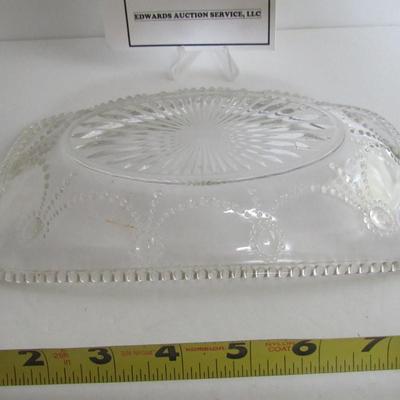 Antique Pattern Glass Relish Dish
