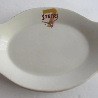 Old 7 Steers Restaurant Platter, Jackson China, Campbell's Soup Mug