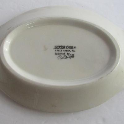 Old 7 Steers Restaurant Platter, Jackson China, Campbell's Soup Mug