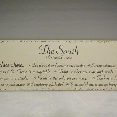 'The South' Wall Decor