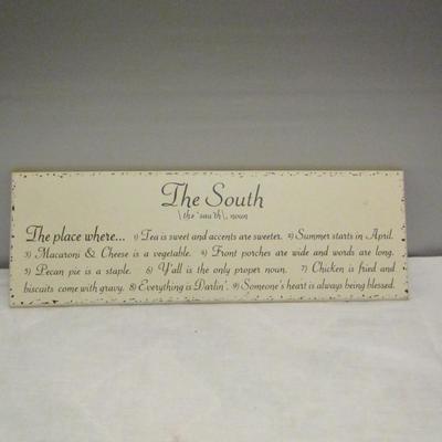 'The South' Wall Decor