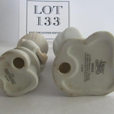 Precious Moments 1983 Bride and Groom Figuines