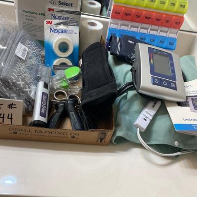 An assortment of medical supplies