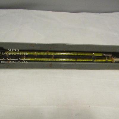 Sling Psychometer made by Taylor Instrument Co.- 9 Inch