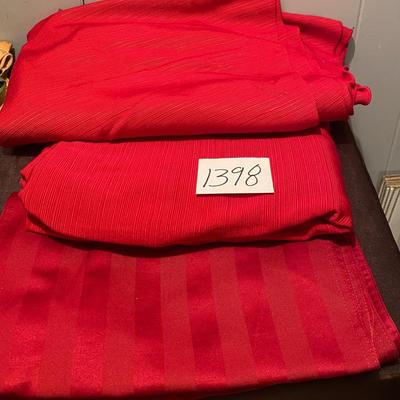 Red Tablecloths