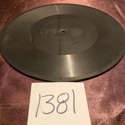 Vintage Edison Record