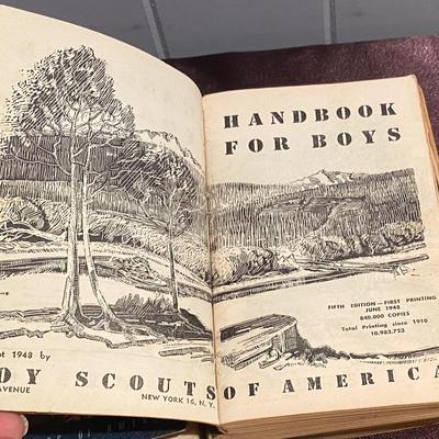 Vintage Boy Scout Books