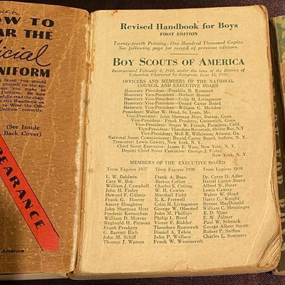 Vintage Boy Scout Books