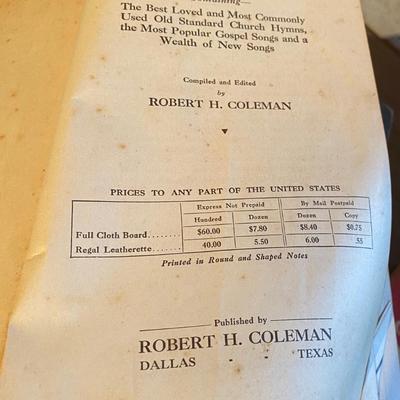 Vintage Faith Books and Hymnals