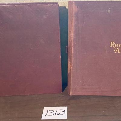 Vintage Empty Record Album Storage
