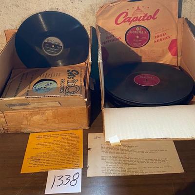 Two Boxes Full of Vintage Records