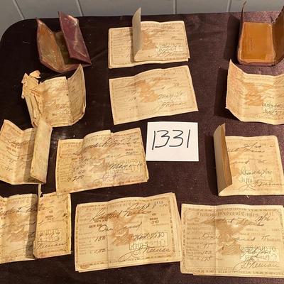 1913 Receipt and Postcards