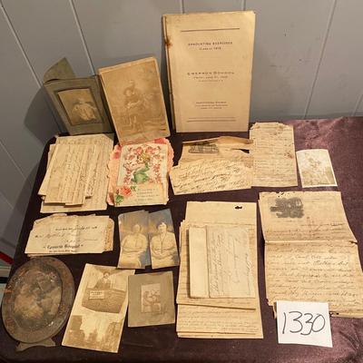 1913 Receipt and Postcards