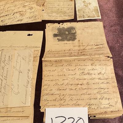 1913 Receipt and Postcards