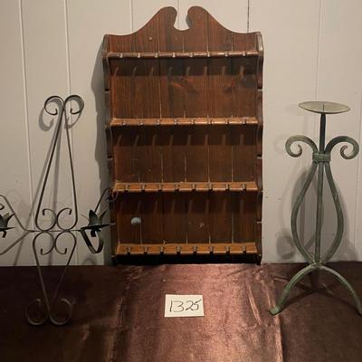 Candle Holders & Spoon Display Board