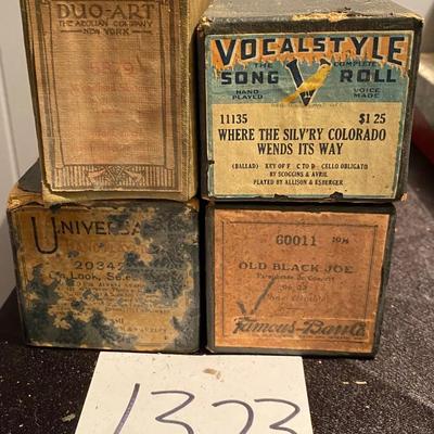 Vintage Player Piano Rolls