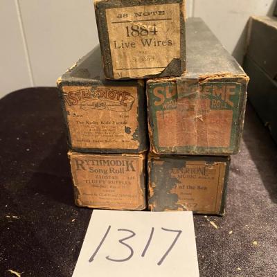 Vintage Player Piano Rolls