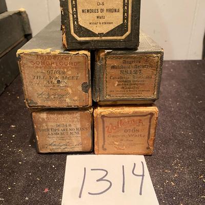 Vintage Player Piano Rolls