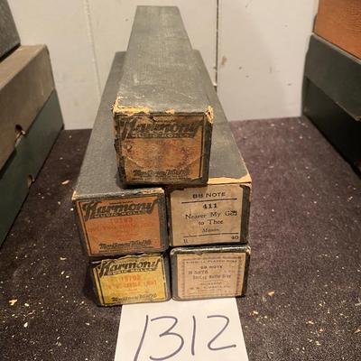 Vintage Player Piano Rolls