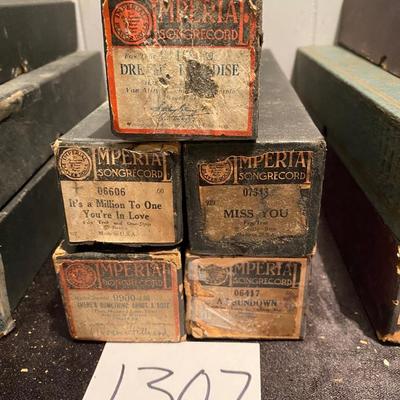 Vintage Player Piano Rolls