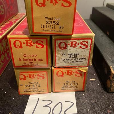 Vintage Player Piano Rolls