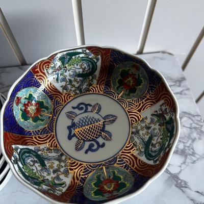 Lot of 12 Vintage Imari Bowls marked on bottom