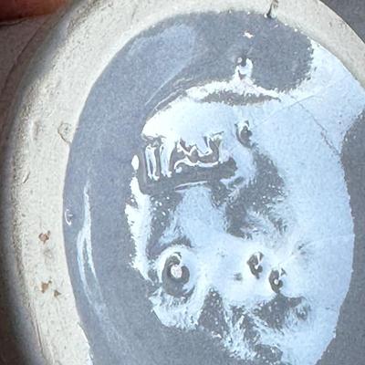 Set of 6 - Baldelli Pottery Italy Musical Note Coffee Tea Cups (Gray)