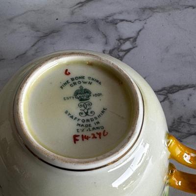 Staffordshire Tea cup and saucer