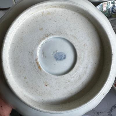 Set of 4 Antique Japanese Imari Bowl Meiji Scalloped Dish Circa 1800â€™s   8â€Diam. 2â€Deep