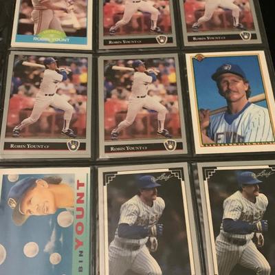 Baseball Cards - Hall of Famers - Near Mint Binder Full