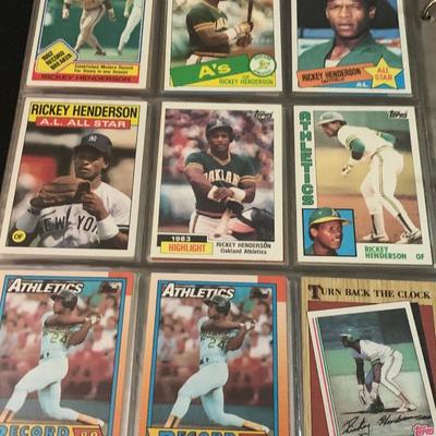 Baseball Cards - Hall of Famers - Near Mint Binder Full