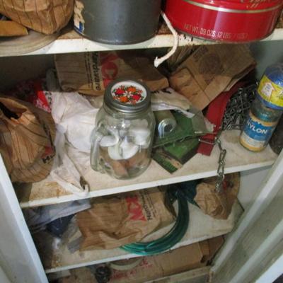 Contents Of Metal Cabinet