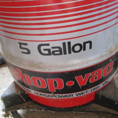 5 Gallon Shop Vac Wet/Dry