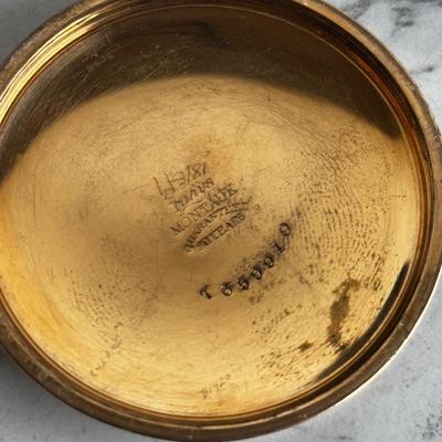 Beautiful Vintage Elgin Pocket Watch gold plated