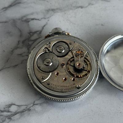 Vintage Waltham open face pocket watch