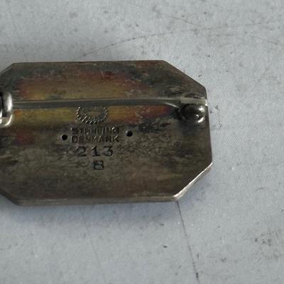 Georg Jensen Swan Brooch, No. 213B, 1930s