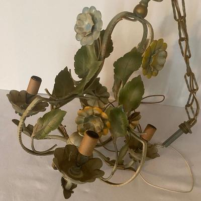 Vintage Italian Tole Hanging light