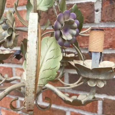 Vintage Italian Tole Hanging light