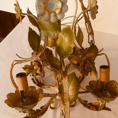Vintage Italian Tole Hanging light