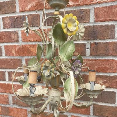 Vintage Italian Tole Hanging light