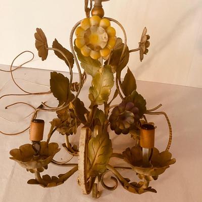 Vintage Italian Tole Hanging light