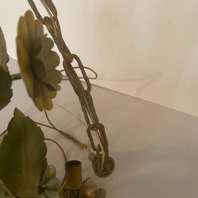 Vintage Italian Tole Hanging light