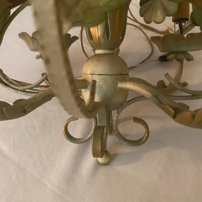 Vintage Italian Tole Hanging light