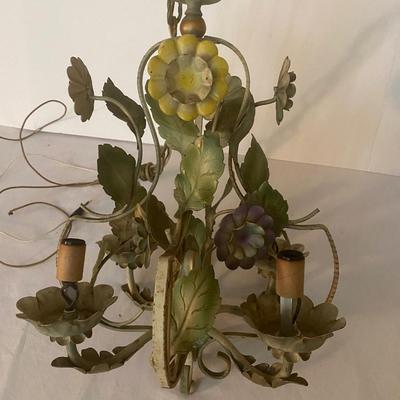 Vintage Italian Tole Hanging light