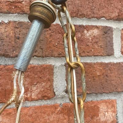 Vintage Italian Tole Hanging light