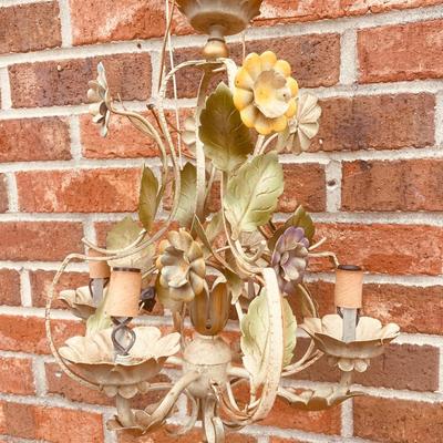 Vintage Italian Tole Hanging light