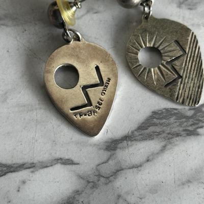 Beautiful Retro Taxco sterling silver earrings