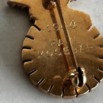 Vintage 10k gold pin lot