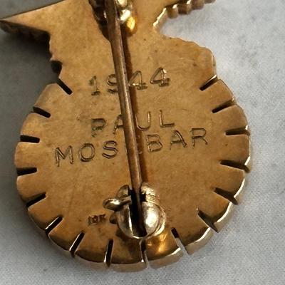 Vintage 10k gold pin lot